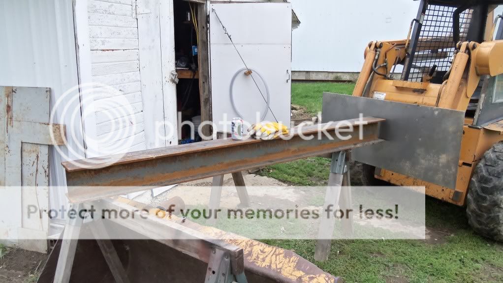 Skid Steer Loader Homemade Log Splitter Build